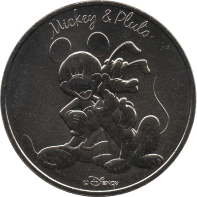 Monnaie de Paris Tourist Token - Disney Mickey and Pluto ND front