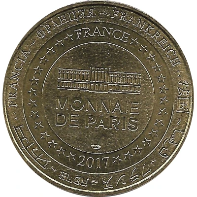 Monnaie de Paris Tourist Token - Disneyland Paris 1992-2017 - 25 ans back
