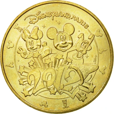 Monnaie de Paris Tourist Token - Disneyland Paris front