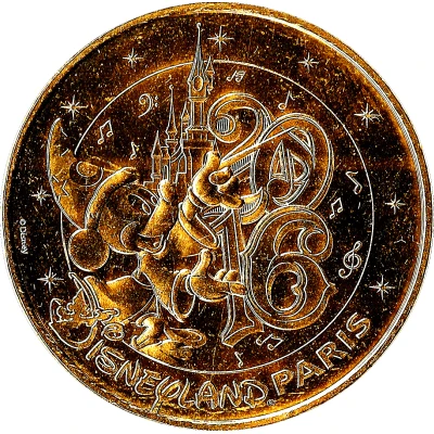 Monnaie de Paris Tourist Token - Disneyland Paris front
