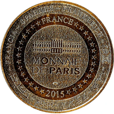 Monnaie de Paris Tourist Token - Disneyland Paris back