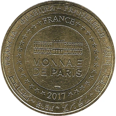 Monnaie de Paris Tourist Token - Disneyland Paris back