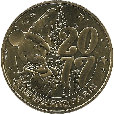 Monnaie de Paris Tourist Token - Disneyland Paris front