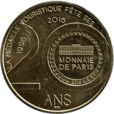 Monnaie de Paris Tourist Token - Disneyland Paris back