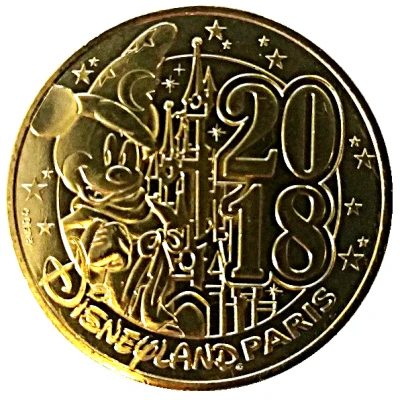 Monnaie de Paris Tourist Token - Disneyland Paris front