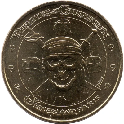 Monnaie de Paris Tourist Token - Disneyland Paris Pirates of the Caribbean front