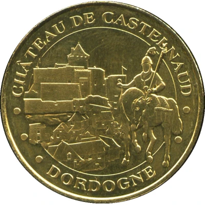 Monnaie de Paris Tourist Token - Dordogne Château de Castelnaud front