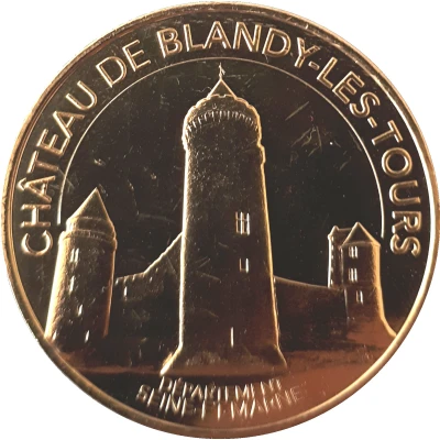 Monnaie de Paris Tourist Token - Département Seine-et-Marne Château de Blandy-les-Tours front