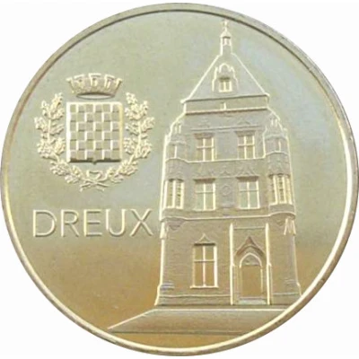 Monnaie de Paris Tourist Token - Dreux le Beffroi front