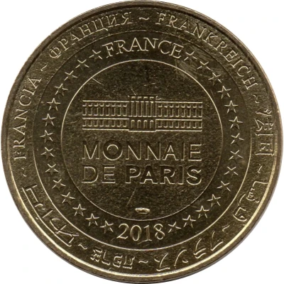 Monnaie de Paris Tourist Token - Dunkerque Parc zoologique Fort-Mardyck - La Loutre back