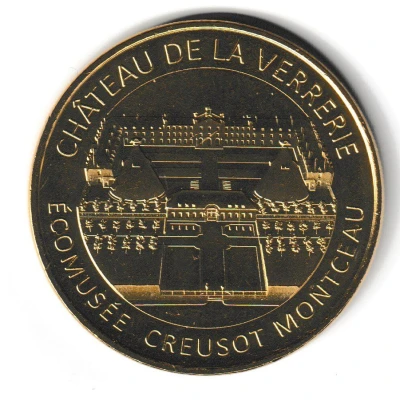Monnaie de Paris Tourist Token - Ecomusée Creusot Montceau Château de la Verrerie front