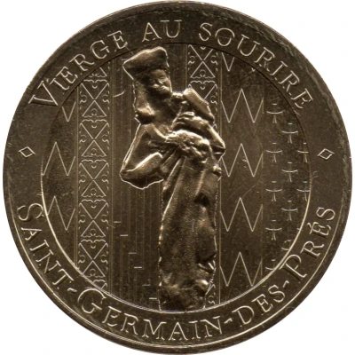 Monnaie de Paris Tourist Token - Eglise Saint Germain des Prés Vierge au Sourire front