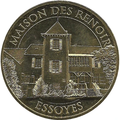 Monnaie de Paris Tourist Token - Essoyes Maison des Renoir front