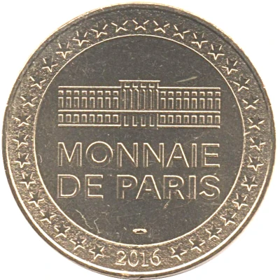 Monnaie de Paris Tourist Token - Exposition Bertrand Lavier back