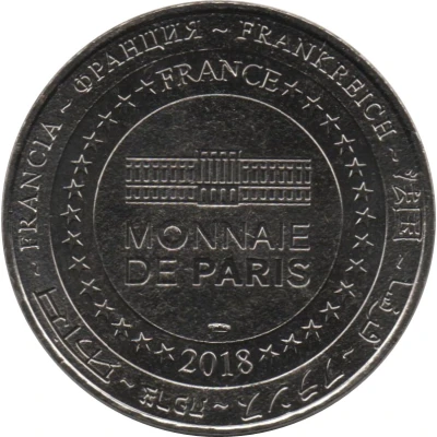 Monnaie de Paris Tourist Token - Exposition Grayson Perry Teddy Bear back