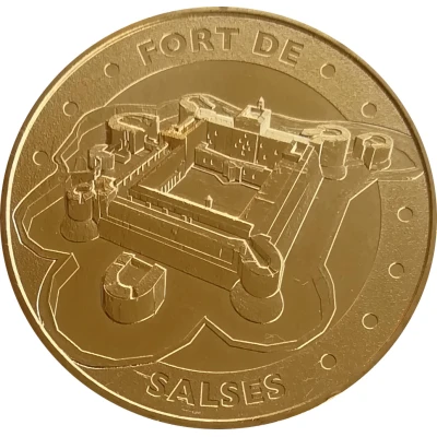 Monnaie de Paris Tourist Token - Fort de Salses front
