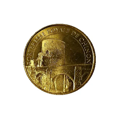 Monnaie de Paris Tourist Token - Forteresse Royale de Chinon La tour du Coudray front