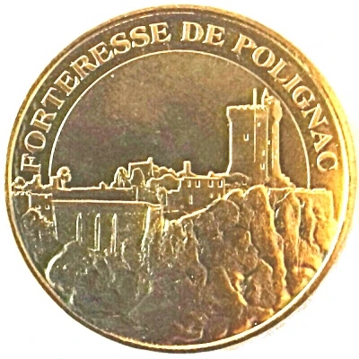 Monnaie de Paris Tourist Token - Forteresse de Polignac front