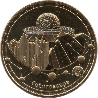 Monnaie de Paris Tourist Token - Futuroscope 3 Pavillons front