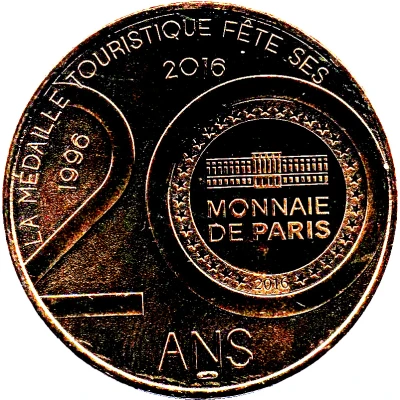 Monnaie de Paris Tourist Token - Futuroscope 30 ans back