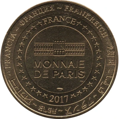 Monnaie de Paris Tourist Token - Futuroscope Aréna back