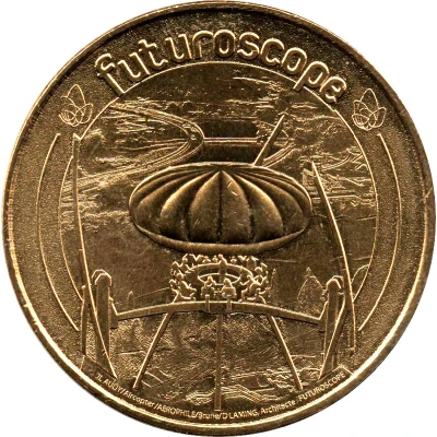 Monnaie de Paris Tourist Token - Futuroscope Aérobar front