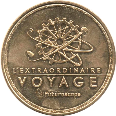 Monnaie de Paris Tourist Token - Futuroscope L'Extraordinaire Voyage front