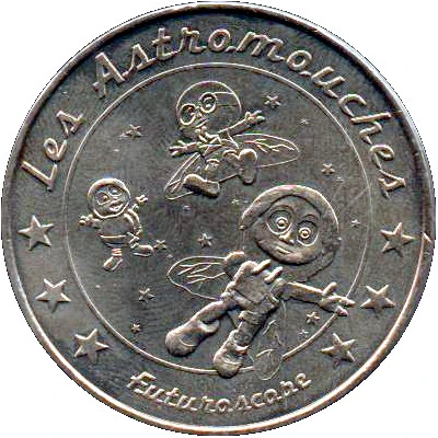 Monnaie de Paris Tourist Token - Futuroscope Les astromouches front