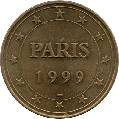 Monnaie de Paris Tourist Token - Galeries Lafayette Paris 1999 ND front