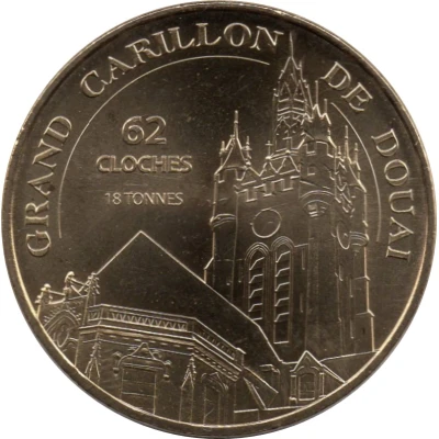 Monnaie de Paris Tourist Token - Grand carillon de Douai 62 Cloches front