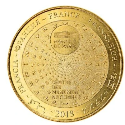 Monnaie de Paris Tourist Token - Grotte de Font de Gaume Les rennes et le bison back