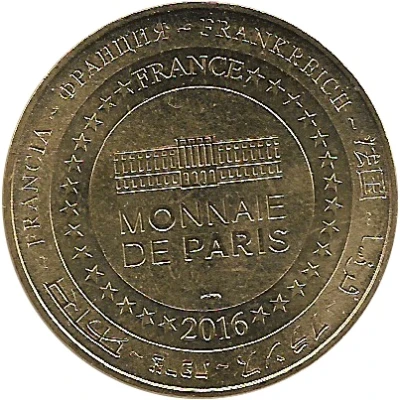 Monnaie de Paris Tourist Token - Guédelon back