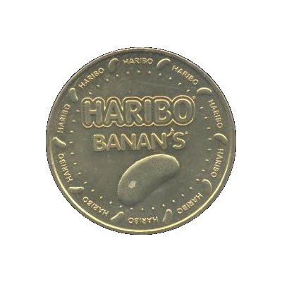 Monnaie de Paris Tourist Token - Haribo Banan's front