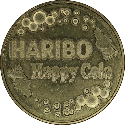 Monnaie de Paris Tourist Token - Haribo Happy Cola front