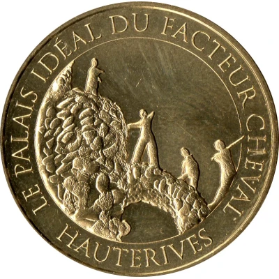 Monnaie de Paris Tourist Token - Hauterives Palais idéal du facteur Cheval - Les pèlerins front