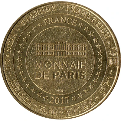 Monnaie de Paris Tourist Token - Hauterives Palais idéal du facteur Cheval - Les pèlerins back