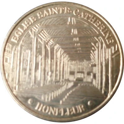 Monnaie de Paris Tourist Token - Honfleur Eglise Sainte-Catherine front