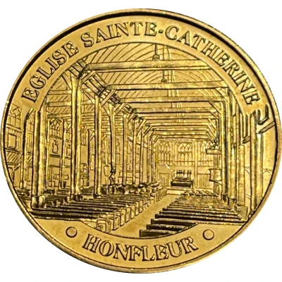 Monnaie de Paris Tourist Token - Honfleur Eglise Sainte-Catherine front