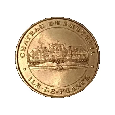 Monnaie de Paris Tourist Token - Ile de France Château de Breteuil front