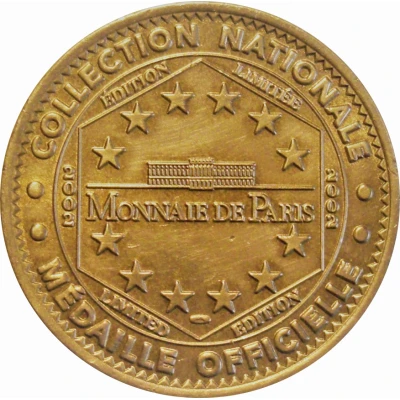 Monnaie de Paris Tourist Token - Ile de France Château de Breteuil back