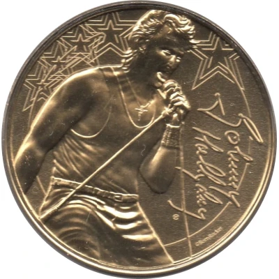 Monnaie de Paris Tourist Token - Johnny Hallyday Concert front