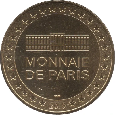 Monnaie de Paris Tourist Token - Johnny Hallyday Scène back