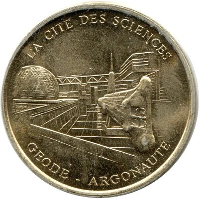 Monnaie de Paris Tourist Token - La Cité des Sciences Géode - Argonaute front