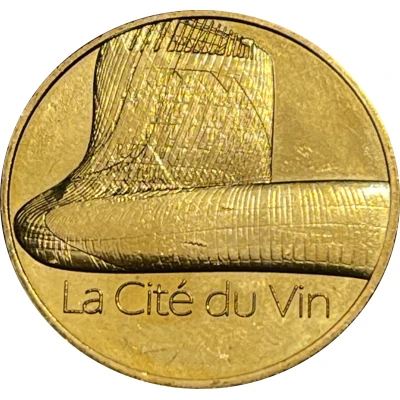 Monnaie de Paris Tourist Token - La Cité du Vin Une architecture évocatrice front