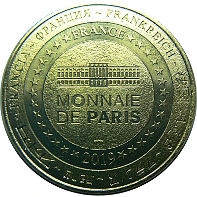Monnaie de Paris Tourist Token - La Cotinière Cinquantenaire de la chapelle des marins back