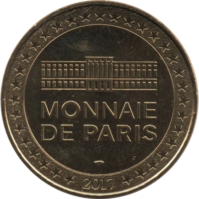 Monnaie de Paris Tourist Token - La Grande Mosquée de Paris Inaugurée en back