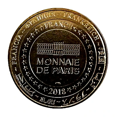 Monnaie de Paris Tourist Token - La Grande Motte Patrimoine du XXe siècle - 50 ans back