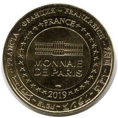 Monnaie de Paris Tourist Token - La Rochelle Aquarium - Le poulpe back