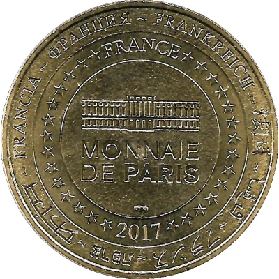 Monnaie de Paris Tourist Token - La Rochelle Aquarium - Le requin à pointes noires back