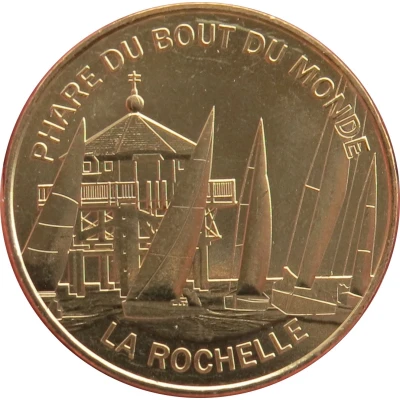Monnaie de Paris Tourist Token - La Rochelle Régate au phare du bout du monde front